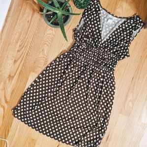 Brown Polka Dot Dress
